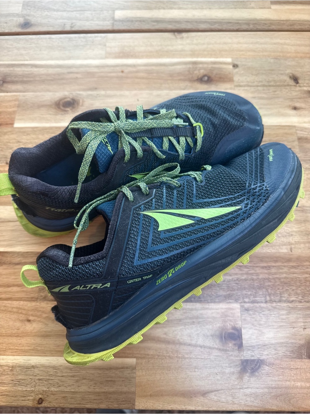 Altra Men's TIMP 1.5 Blue and Lime Trail Running Shoes